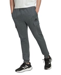 Мужские брюки-карго обычного зауженного кроя Essentials из флиса adidas
