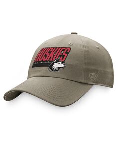 Мужская регулируемая шляпа цвета хаки Northern Illinois Huskies Slice Top of the World