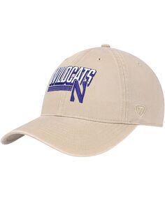 Мужская регулируемая шляпа цвета хаки Northwestern Wildcats Slice Top of the World