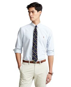 Мужская оксфордская рубашка классического кроя с длинным рукавом Polo Ralph Lauren