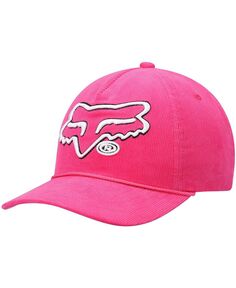 Мужская розовая кепка Snapback Racing с начесом Fox