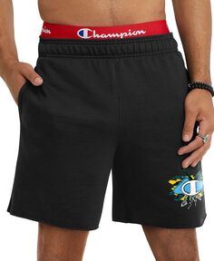 Мужские флисовые шорты Powerblend стандартной посадки с логотипом 7 дюймов Champion