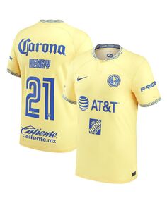 Мужская футболка Генри Мартина Yellow Club America 2022/23, домашняя реплика игрока Nike