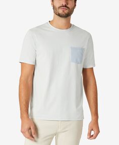 Мужская футболка с короткими рукавами и контрастными карманами Kenneth Cole