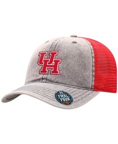 Мужская серая мужская регулируемая шляпа Houston Cougars 2021 NCAA по баскетболу March Madness Final Four Bound Kimmer Top of the World