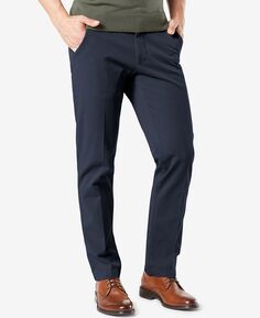 Мужские эластичные брюки прямого кроя Workday Smart 360 Flex цвета хаки Dockers