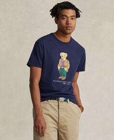 Мужская футболка-поло классического кроя из джерси с медведем Polo Ralph Lauren