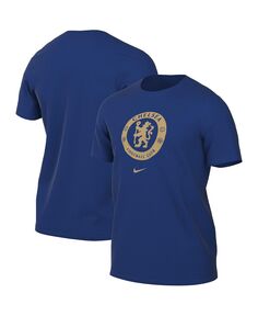 Мужская синяя футболка Chelsea Crest Nike