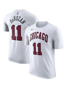 Мужская футболка DeMar DeRozan White Chicago Bulls 2022/23 City Edition с именем и номером Nike