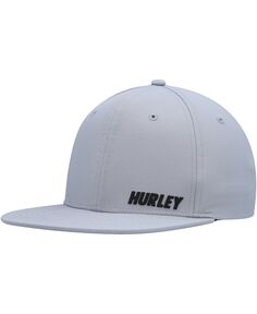 Мужская серая регулируемая шляпа на молнии Phantom Ridge Hurley