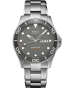 Мужские швейцарские автоматические часы Ocean Star с браслетом из нержавеющей стали, 43 мм Mido