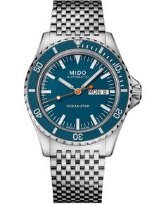 Мужские швейцарские автоматические часы Ocean Star Tribute 75th Anniversary с браслетом из нержавеющей стали, 41 мм Mido