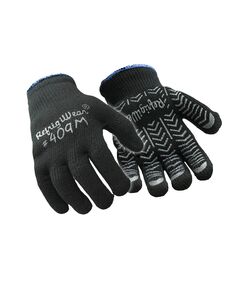 Вязаные рабочие перчатки с ладонной отделкой и рисунком «елочкой» (упаковка из 12 пар) RefrigiWear
