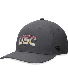 Мужская серая шляпа USC Trojans Iron Flex Hat Top of the World
