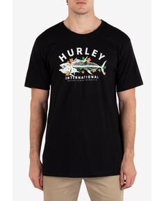Мужская повседневная футболка с коротким рукавом Fish Food Hurley