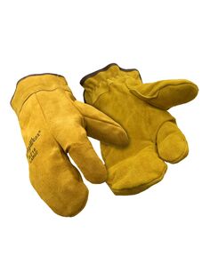 Кожаные перчатки-митенки с тремя пальцами RefrigiWear