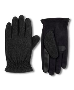 Мужские повседневные перчатки Isotoner на подкладке для сенсорного экрана Isotoner Signature
