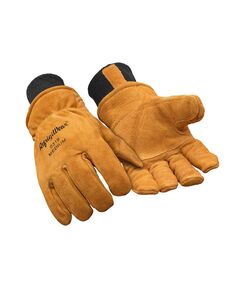 Теплые изолированные кожаные рабочие перчатки с флисовой подкладкой и волокнистым наполнителем RefrigiWear