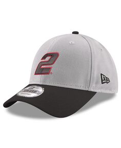 Мужская серо-черная регулируемая шляпа Austin Cindric 9FORTY Snapback New Era