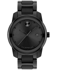 Мужские часы Swiss Bold Verso с черным керамическим браслетом, 42 мм Movado
