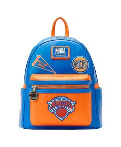 Мужской и женский мини-рюкзак New York Knicks Patches Patches Loungefly