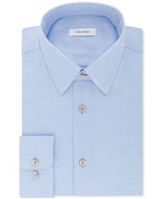 Мужская классическая рубашка STEEL Classic/Regular без утюга стрейч Performance Calvin Klein