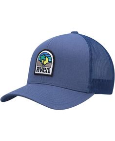 Мужская синяя кепка Sundowner Trucker Snapback RVCA