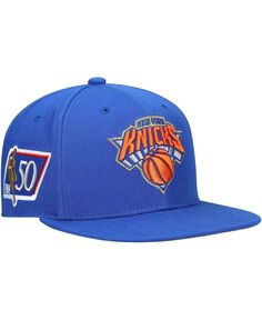 Мужская синяя кепка Snapback к 50-летию New York Knicks Mitchell &amp; Ness
