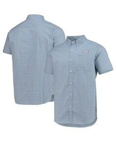 Мужская рубашка на пуговицах с логотипом Carolina Blue North Carolina Tar Heels Rapid Rivers Columbia