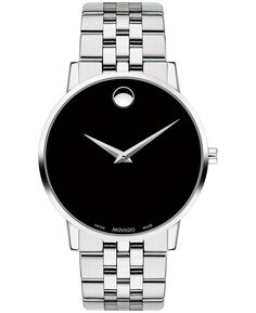 Мужские часы Swiss Museum Classic с браслетом из нержавеющей стали, 40 мм Movado