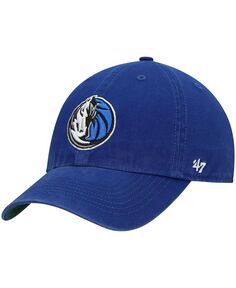 Мужская синяя приталенная шляпа Dallas Mavericks Team Franchise &apos;47 Brand
