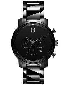 Мужские часы с хронографом и черным керамическим браслетом, 45 мм MVMT