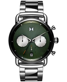 Мужские часы Blacktop серебристого цвета с браслетом из нержавеющей стали, 42 мм MVMT