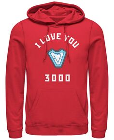 Мужская футболка Marvel Avengers Endgame Core Reactor I Love You 3000, пуловер с капюшоном Fifth Sun