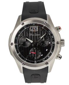 Мужские швейцарские часы Performance с хронографом и резиновым ремешком, 45 мм Pierre Laurent