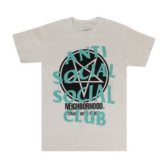 Футболка Anti Social Social Club x Neighborhood Filth Fury T-Shirt &apos;White&apos;, белый