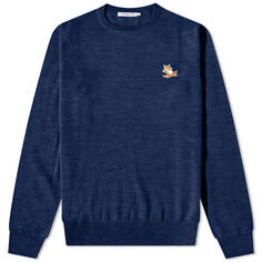 Джемпер Maison Kitsune Chillax Fox Patch Classic R-Neck Jumper