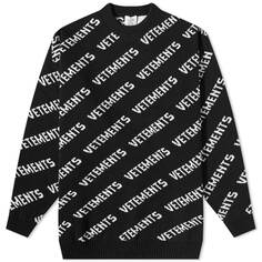 Джемпер VETEMENTS Monogram Crew Knit