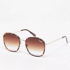 Солнцезащитные очки Quay Jezabell Inlay, коричневый