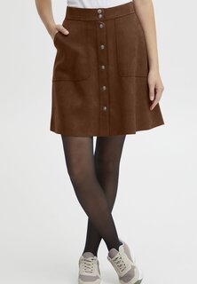 Мини-юбка Oxmo, коричневый