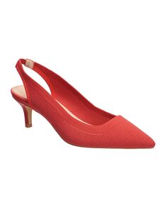 Женские туфли на каблуке Viva с открытой пяткой French Connection, красный