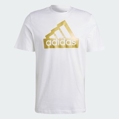 Футболка Adidas Sportswear Future Icons Metallic, белый