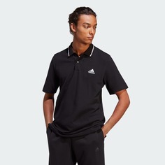 Поло Adidas Sportswear Essentials Pique Small Logo, черный
