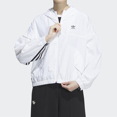Ветровка Adidas Originals Adicolor Hooded, белый