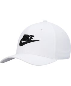 Мужская белая кепка Classic99 Futura Swoosh Performance Flex. Nike