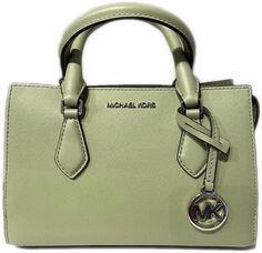 Маленькая сумка-портфель Michael Kors Sheila, светло-зеленый