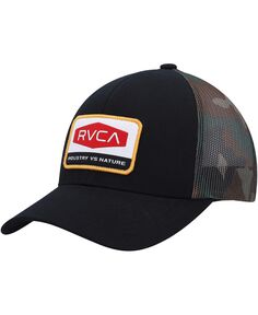 Мужская черная кепка Mission Trucker Snapback RVCA