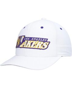 Мужская белая кепка Los Angeles Lakers Oh Word Pro Snapback Mitchell &amp; Ness