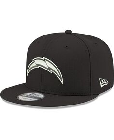 Мужская черная регулируемая бейсболка Los Angeles Chargers B-Dub 9FIFTY New Era