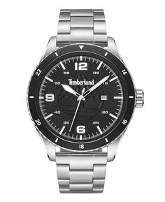 Мужские кварцевые часы Ashmont серебристого цвета с браслетом из нержавеющей стали, 46 мм Timberland